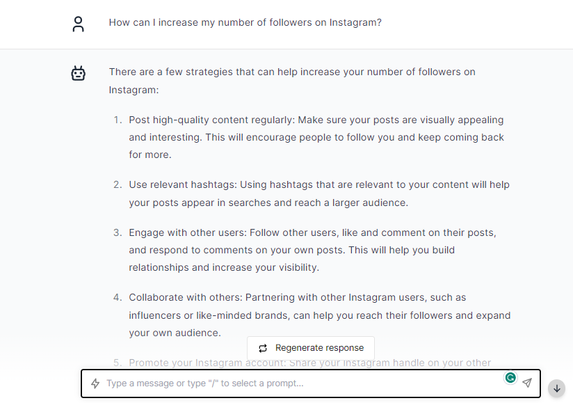 How Increase Followers - ChatGPT Prompts for Instagram