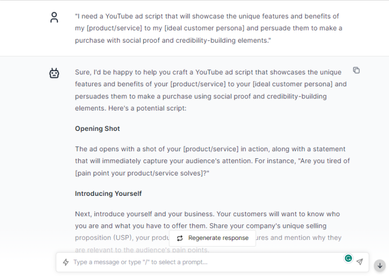 101+ Helpful ChatGPT Prompts For Youtube Ads: Supercharge... - Chat GPT ...