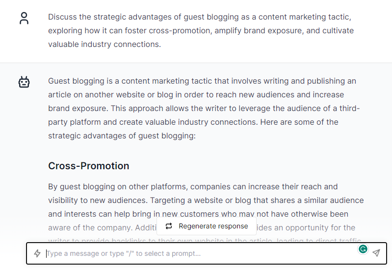 Advantages Of Guest Blogging - ChatGPT Prompts for Off-Page Seo