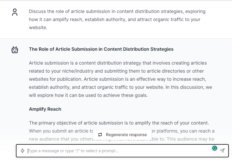 Article Submission - ChatGPT Prompts for Off-Page Seo