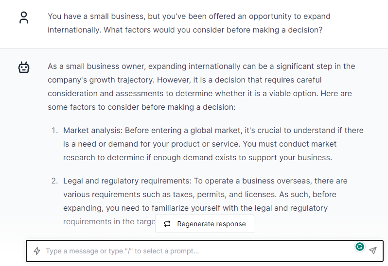 Business Expansion Internationally - ChatGPT Prompts for Entrepreneurs