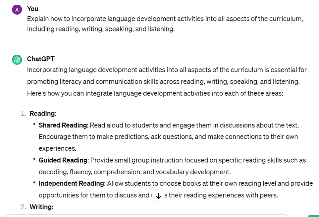 ChatGPT Prompts for Teachers