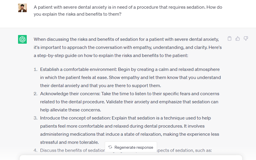 Dental Anxiety -ChatGPT Prompts for Dentists