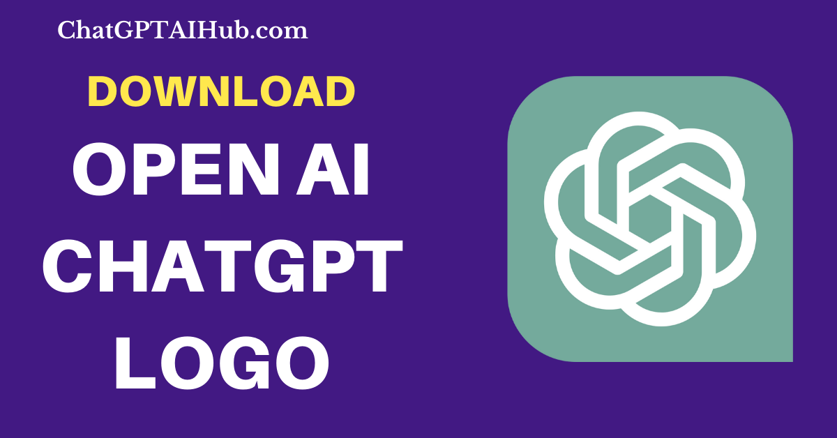 Download OpenAI ChatGPT Logo - Different Dimensions With Variations