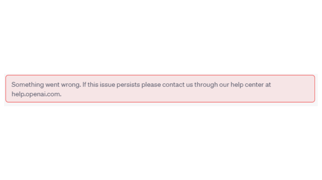 How to fix ChatGPT error Occurred If this issue persist please contact us through our help centre at help-openai-com. error type