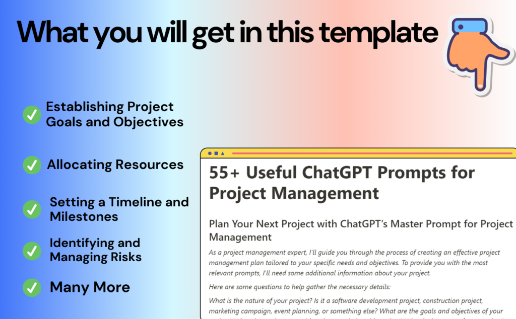 ChatGPT Prompts for Project Management