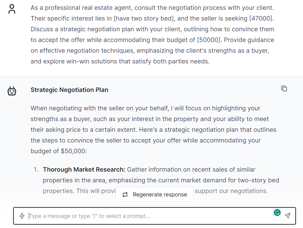Chatgpt Prompts For Clients Consult And Negotiation In Real Estate