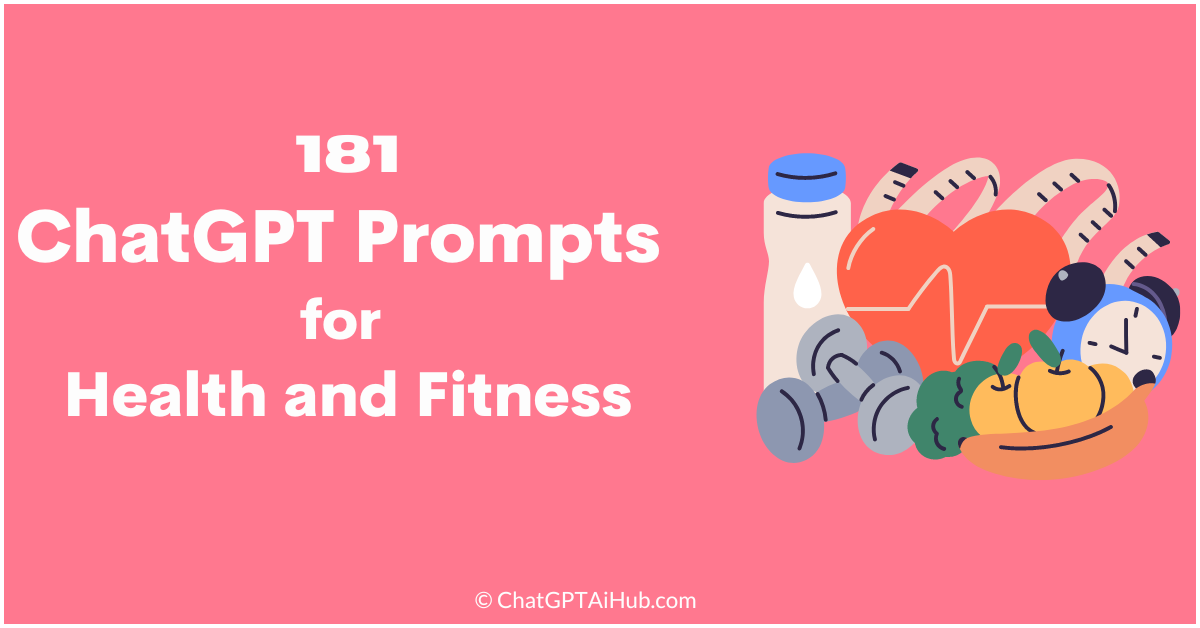 Helpful ChatGPT Prompts for Health and Fitness - Your Comprehensive Guide