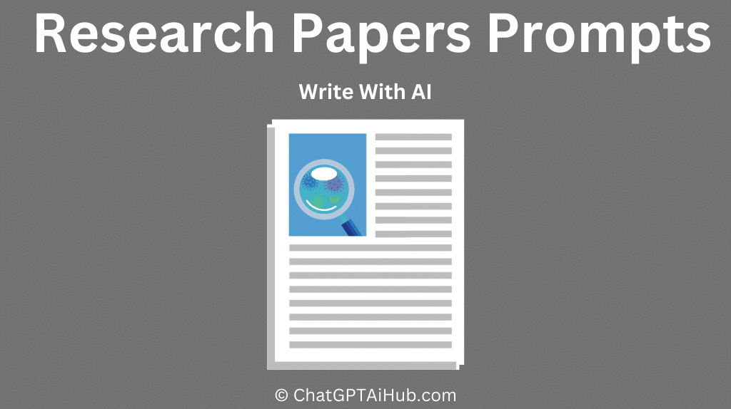 research paper prompt chatgpt