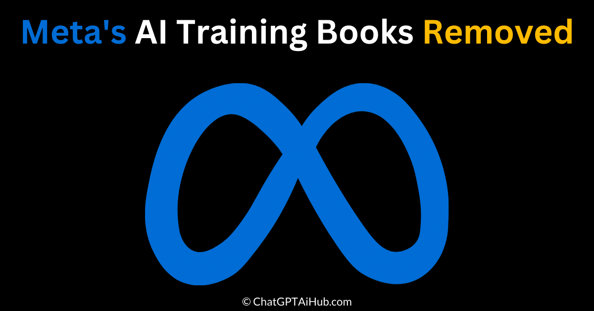 Copyright Clash Meta's AI Training Books Removed