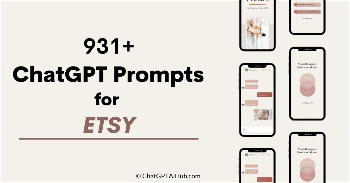 Chatgpt prompts for etsy