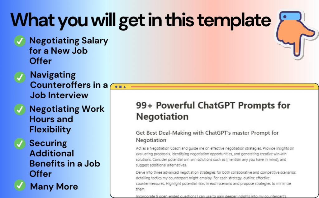 ChatGPT Prompts for Negotiation