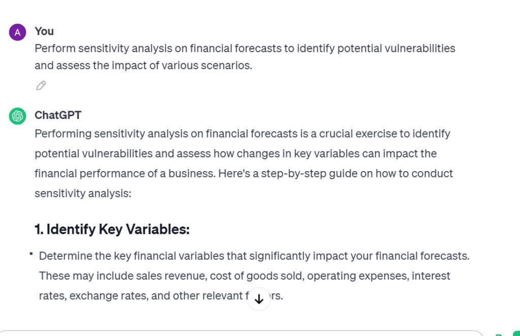 ChatGPT Prompts for Financial Analysis