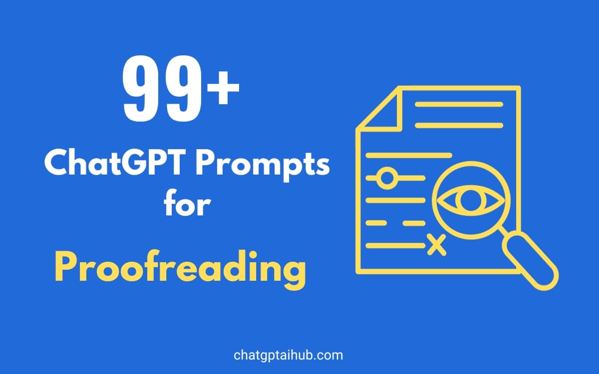 ChatGPT Prompts for Proofreading