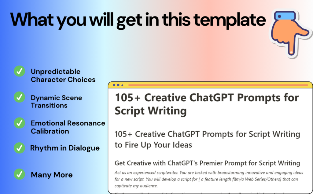 ChatGPT Prompts for Script Writing