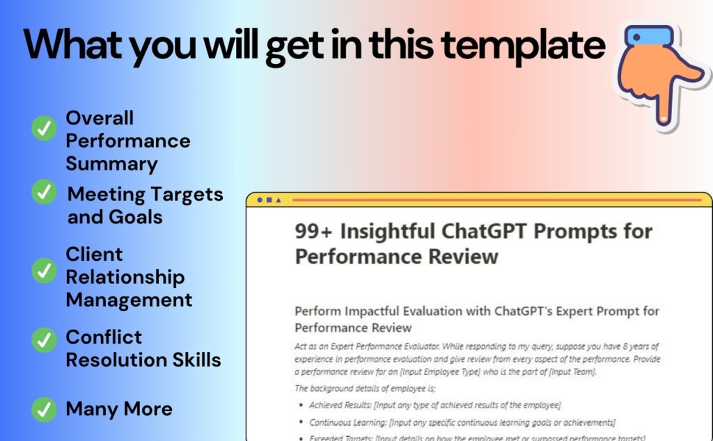 ChatGPT Prompts for Performance Review