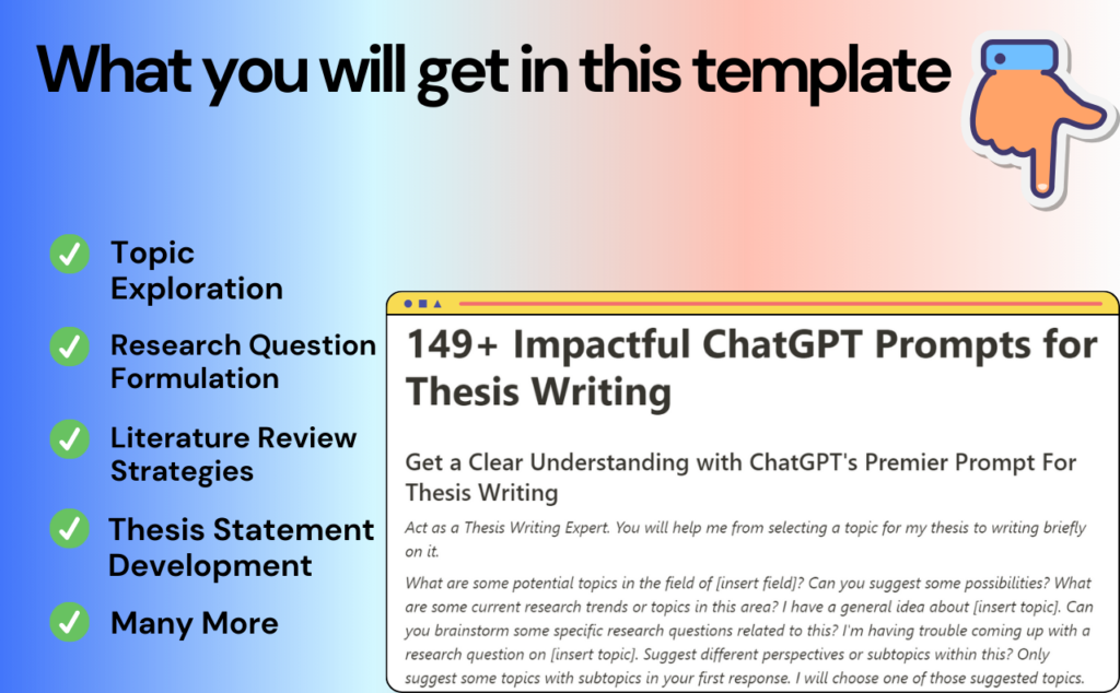 ChatGPT Prompts for Thesis Writing