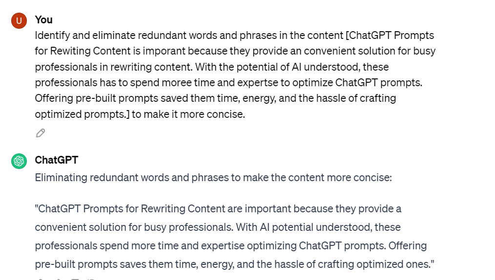 ChatGPT Prompts for Rewriting Content