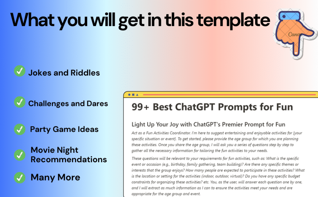 ChatGPT Prompts for Fun