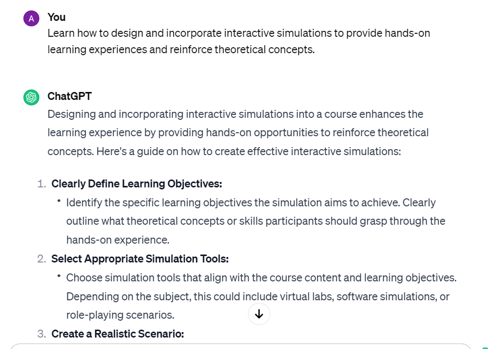 ChatGPT Prompts for Online Courses