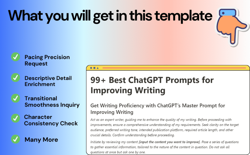 ChatGPT Prompts for Improving Writing