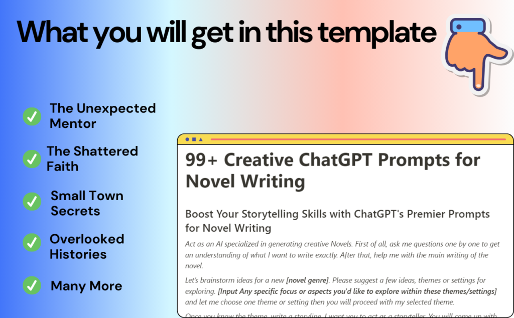 ChatGPT Prompts for Novel Writing