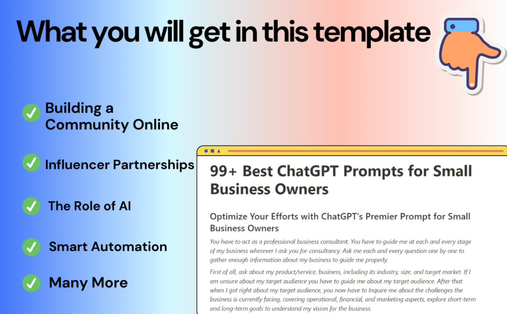 ChatGPT Prompts for Small Business Owners