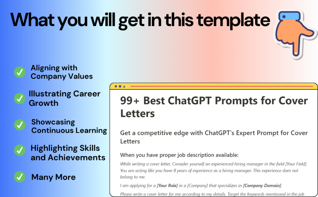 Chatgpt Prompts for Cover Letters