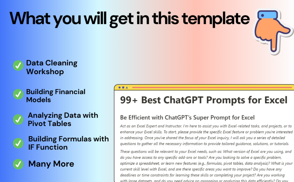 ChatGPT Prompts for Excel