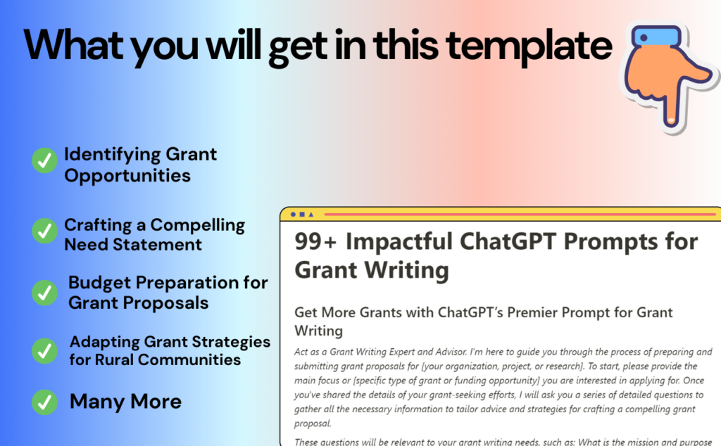 ChatGPT Prompts for Grant Writing