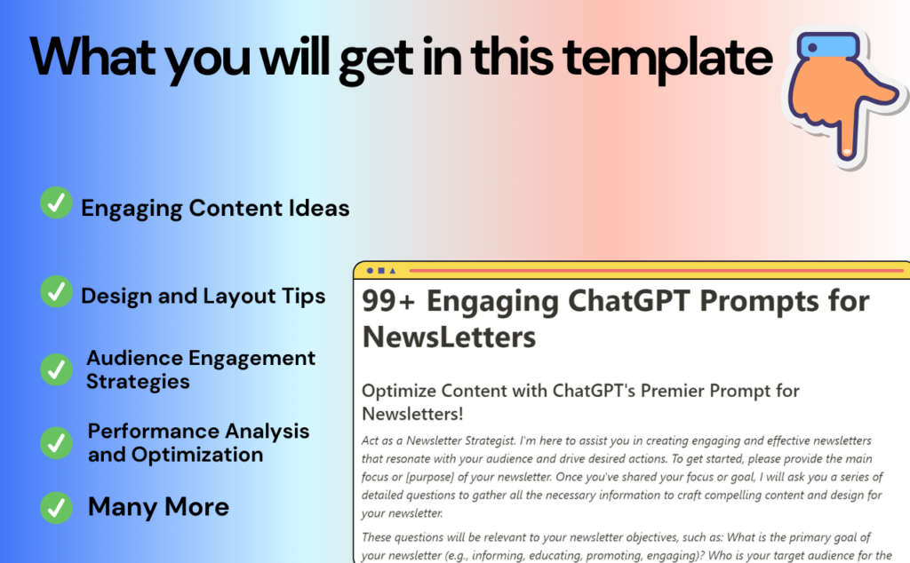 ChatGPT Prompts for NewsLetters