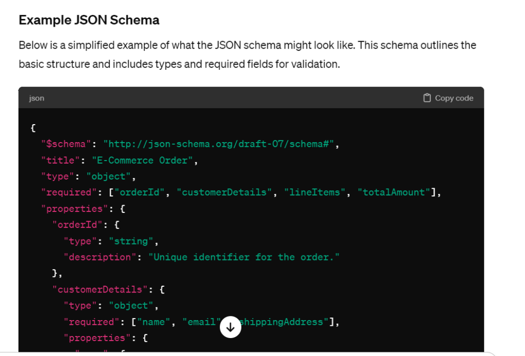 ChatGPT Prompts for Schema Analysis