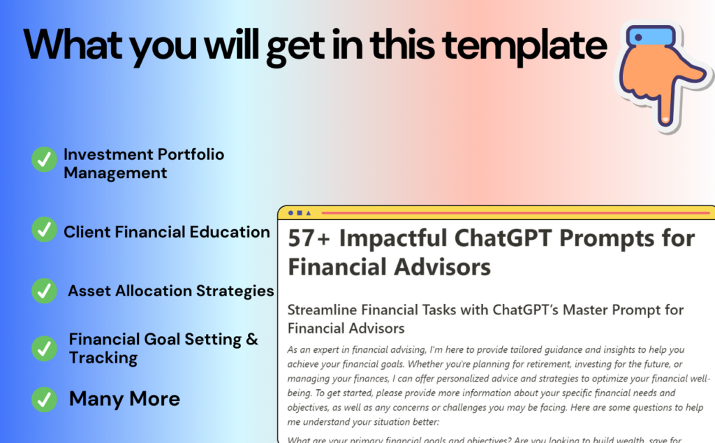 ChatGPT Prompts for Financial Advisors