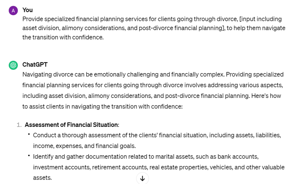 ChatGPT Prompts for Financial Advisors