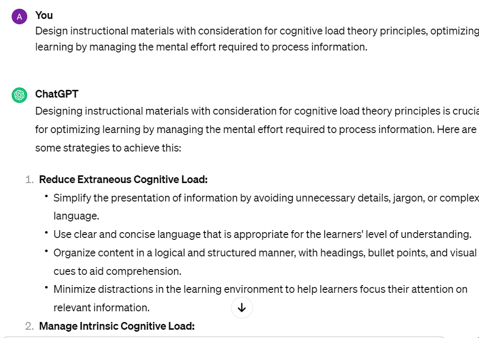 ChatGPT Prompts for Instructional Design