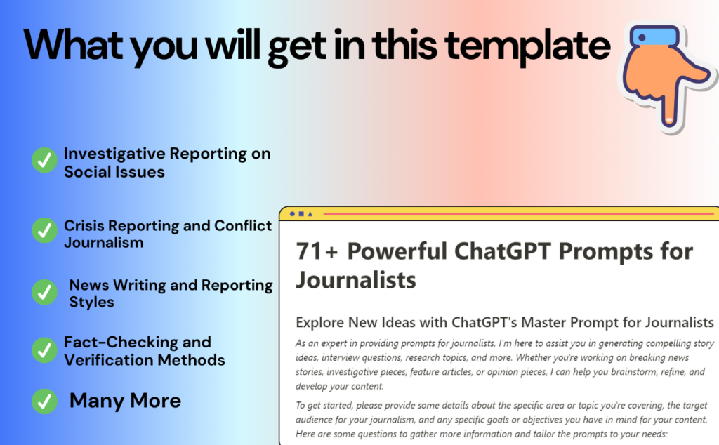 ChatGPT Prompts for Journalists