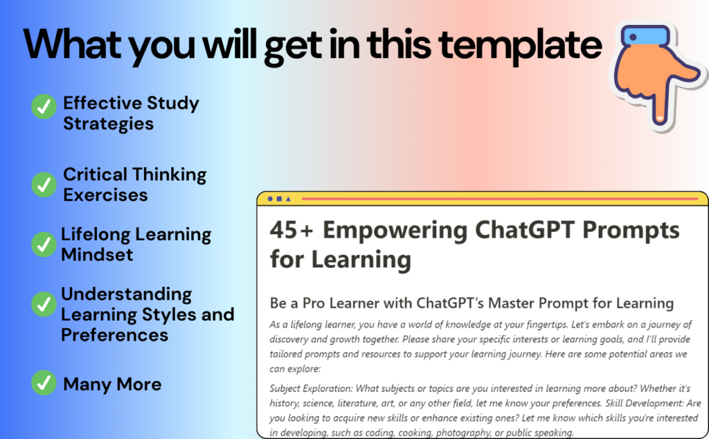 ChatGPT Prompts for Learning