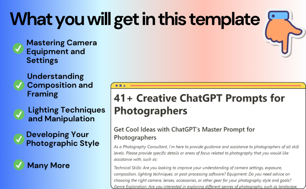 ChatGPT Prompts for Photographers