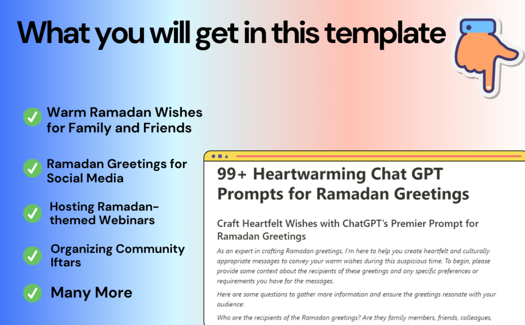 ChatGPT Prompts for Ramadan Greetings