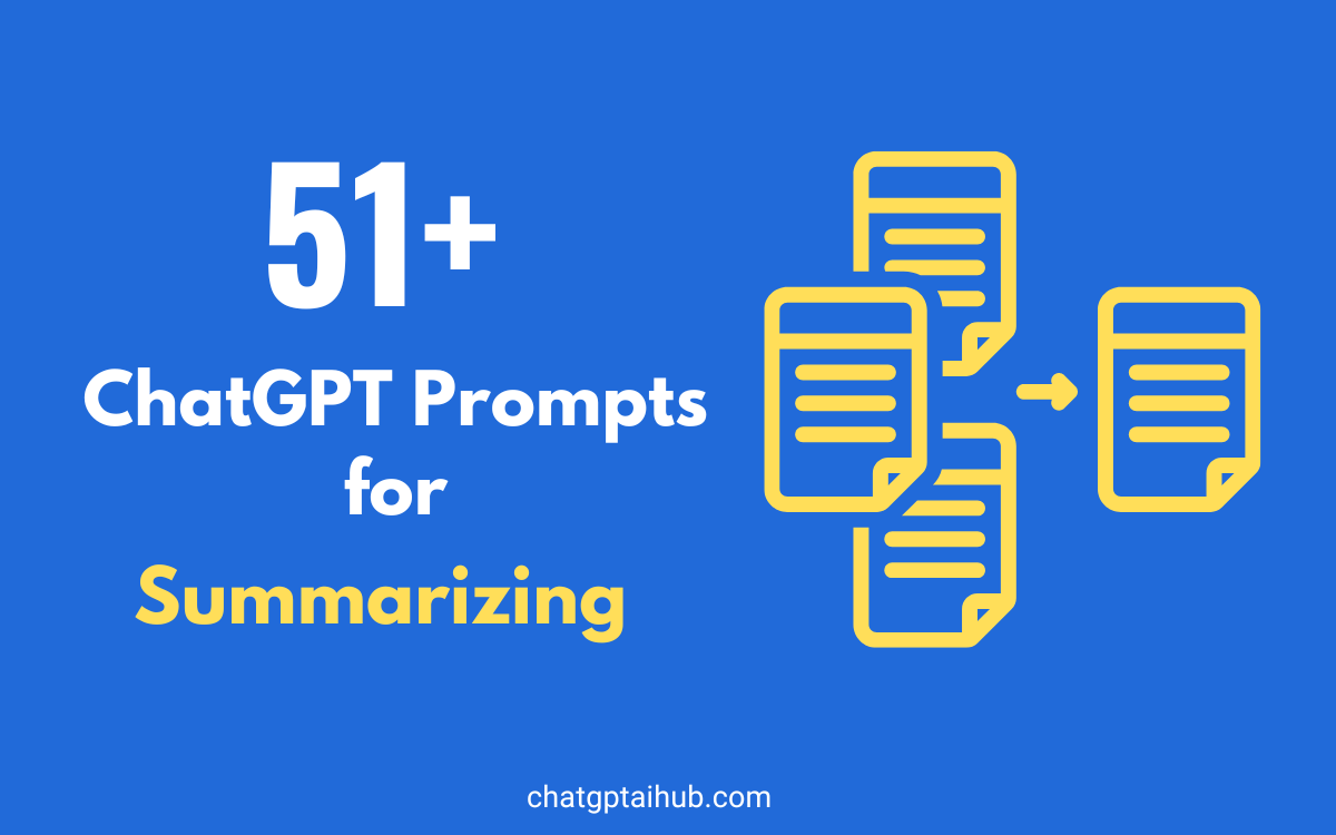 ChatGPT Prompts for Summarizing