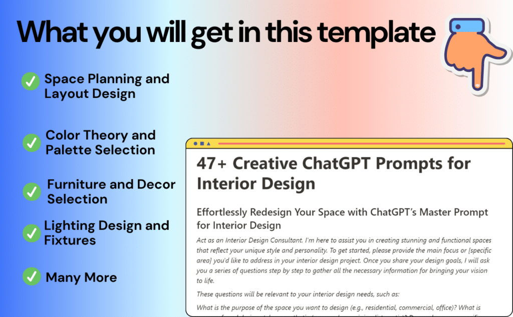 ChatGPT Prompts for Interior Design