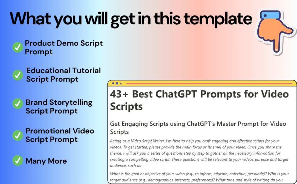 ChatGPT Prompts for Video Scripts