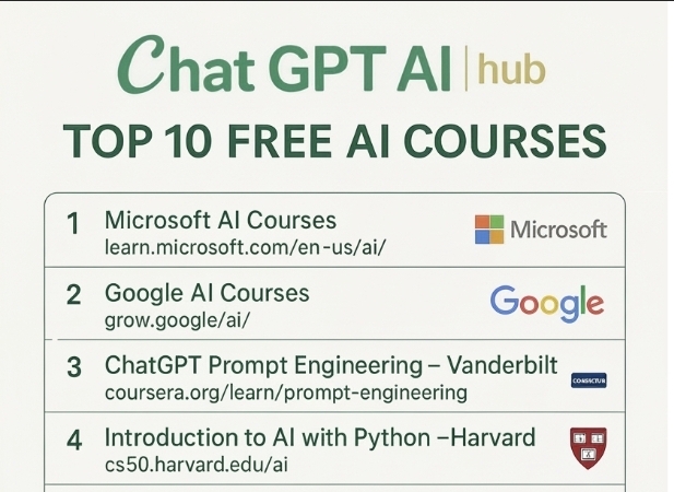 How Free AI Courses Work (Harvard, Microsoft, IBM, Google & Others) – Chat GPT AI Hub