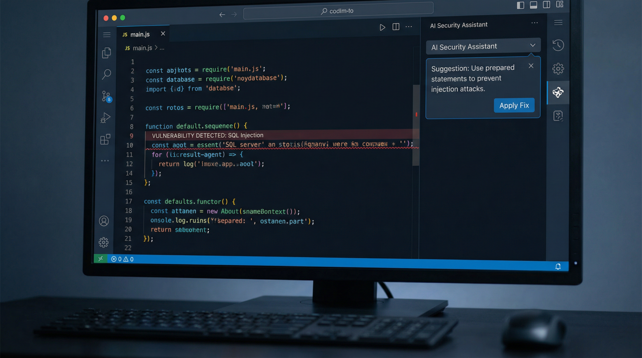 AI Security Code Editor Vulnerability Fix