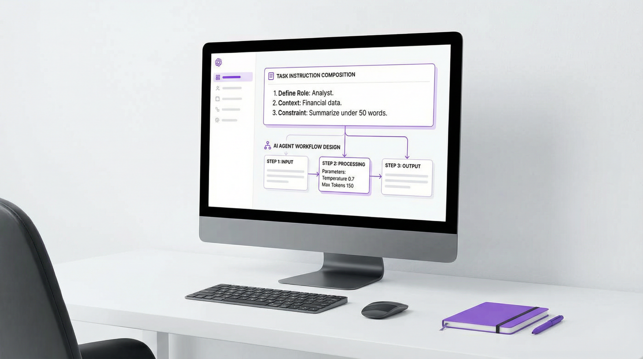 Prompt Engineering Task Instruction Workspace