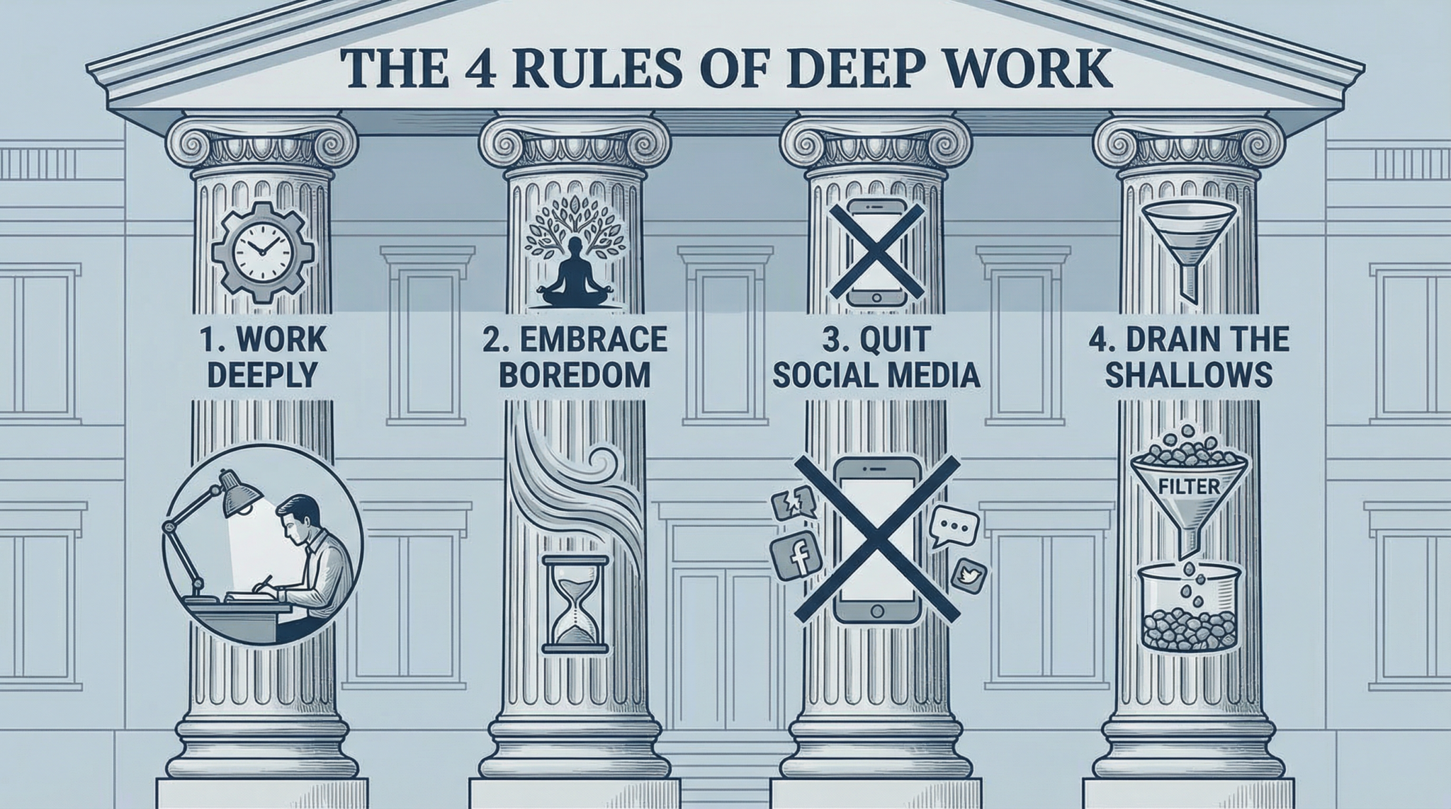 Cal Newport's Deep Work, Supercharged by ChatGPT: The 2026 Implementation Guide - Section Illustration