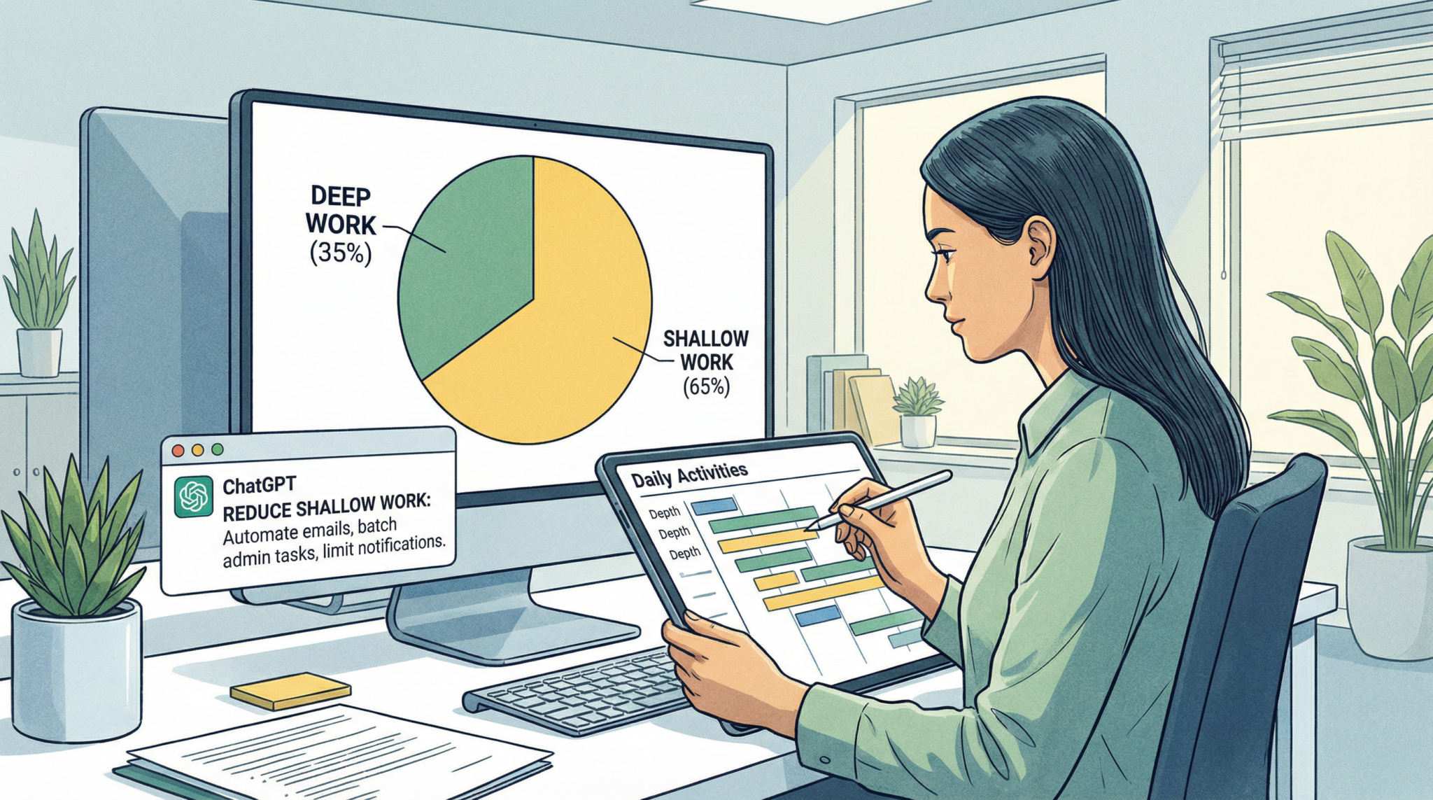 Cal Newport's Deep Work, Supercharged by ChatGPT: The 2026 Implementation Guide - Implementation Guide