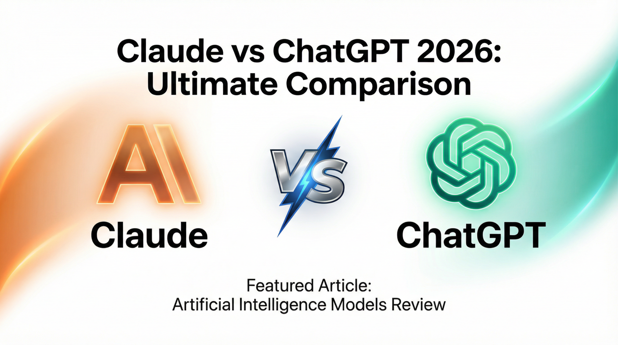 Claude vs ChatGPT 2026 ultimate comparison featured article