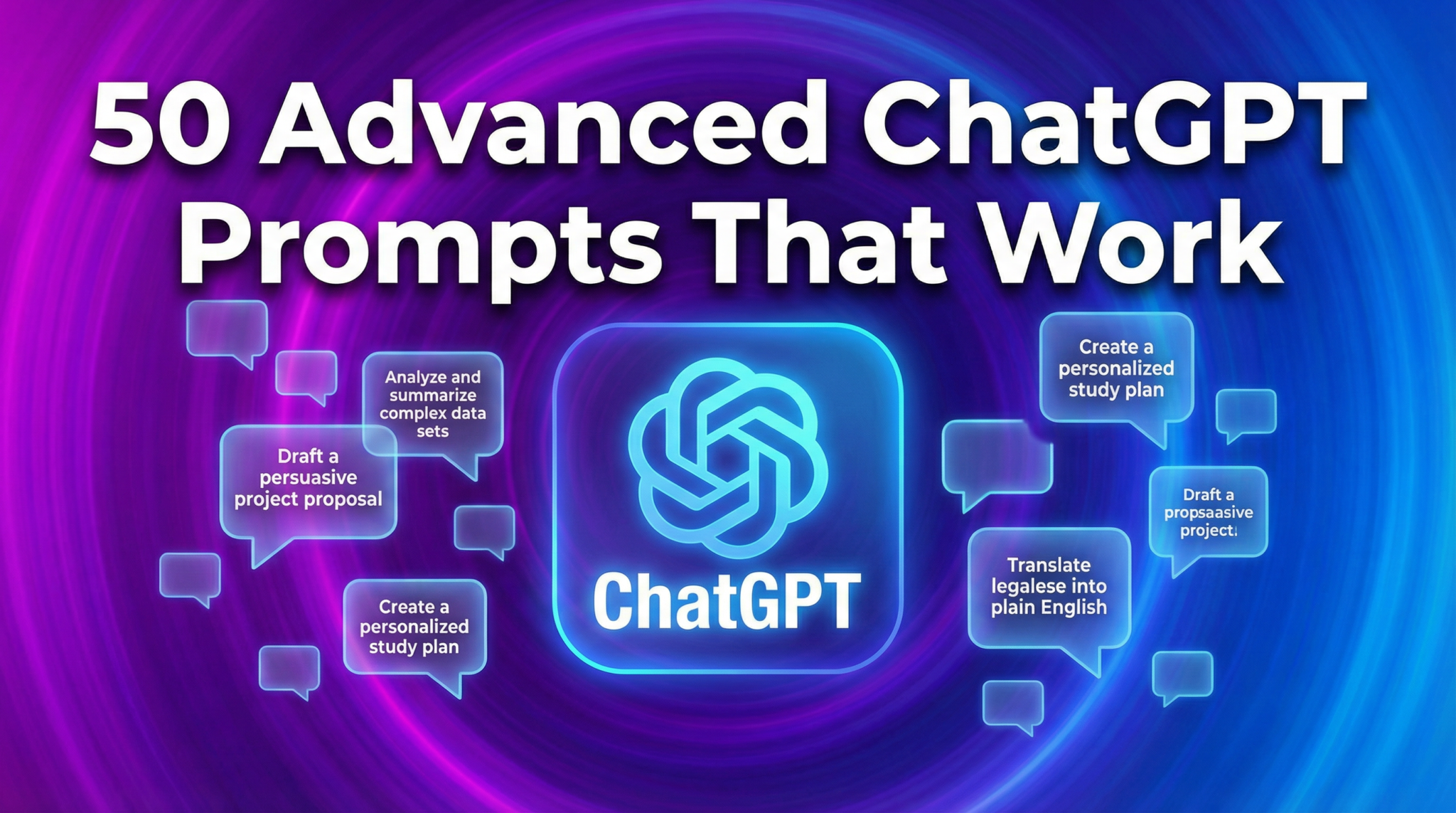 50 advanced ChatGPT prompts that work in 2026