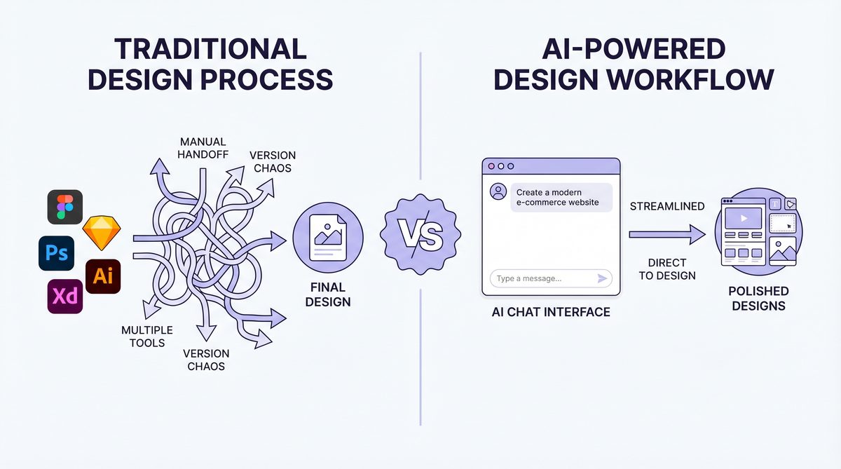 Illustration of Claude Design features